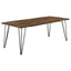 Neve - Sheesham Live Edge Dining Table - Gray