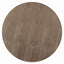Round Dining Table With Pedestal Base - Warm Walnut