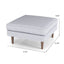 Amber - Square Upholstered Ottoman