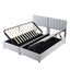 Upholstered Platform Bed With A Hydraulic Storage System