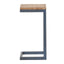 Kacha - Modern Industrial Firwood Nesting Tables (Set of 3) With Iron Frame - Antique Brown / Black