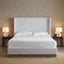 Hosford - Minimalist Upholstered Wingback Bed