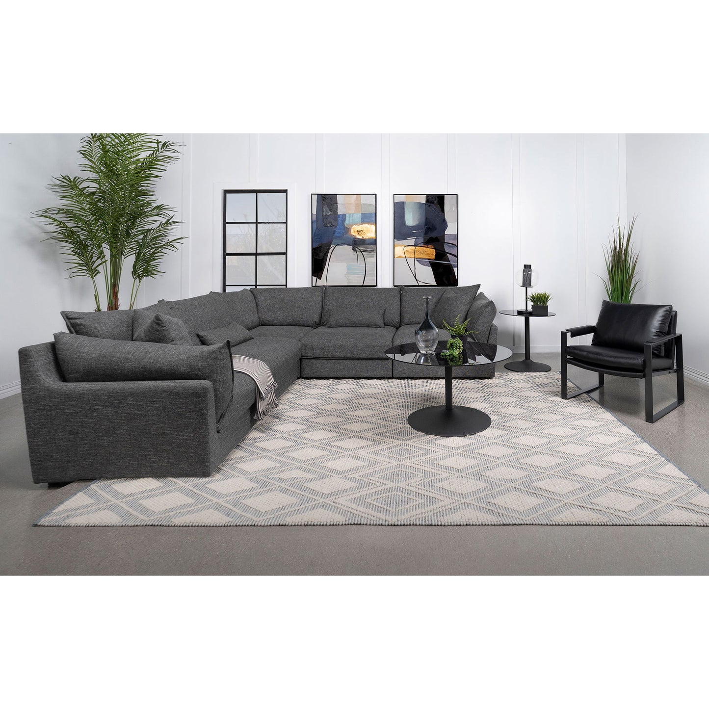 Tomasina - Modular Sectional Sofa With Cushions