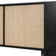 Bed Frame With 2 Nightstands Elegant Design With Lamps