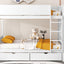 Bunk Bed With 2 Drawers And Multi Layer Cabinet