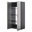 Astro Series - Wall Mounted Storage Cabinet With Soft Closing Drawers - Metallic Gray