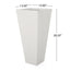 Outdoor Modern Cast Stone Planter