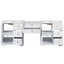 Double Sink Bathroom Vanity With Countertop, 2 Ceramic Sinks, 6 Drawers, Soft Close Design