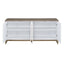 Paavan - Console Cabinet - White / ChampagneChampagne