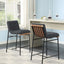 Lahni - 17" Boucle Fabric Counter Height Chair