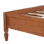 Classic Platform Bed Frame With Panel Headboard