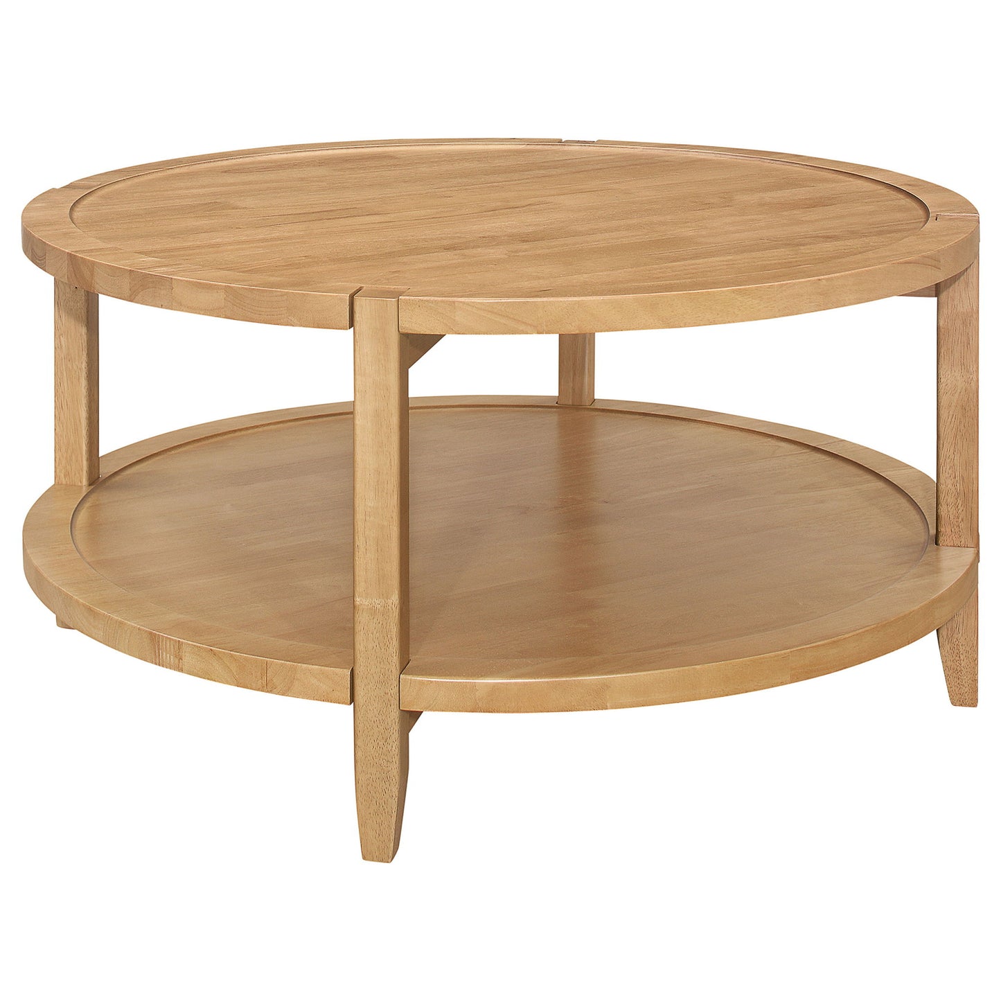 Isbell - Round Table With Storage Shelf