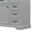 36" Bathroom Vanity With Sink, 2 Tip-Out Drawers, Soft Close Hinges