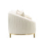Martina - Loveseat With 2 Pillows - Ivory