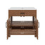 Bathroom Vanity With Ceramic Sink, Modern Free Standing Cabinet With Soft Close Drawers