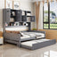 Daybed & All-In-One Cabinet And Shelf