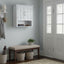 Multi Functional Wall Mounted Cabinet With Adjustable Shelves For Bathroom