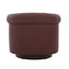 360° Swivel Accent Chair With Curved Back