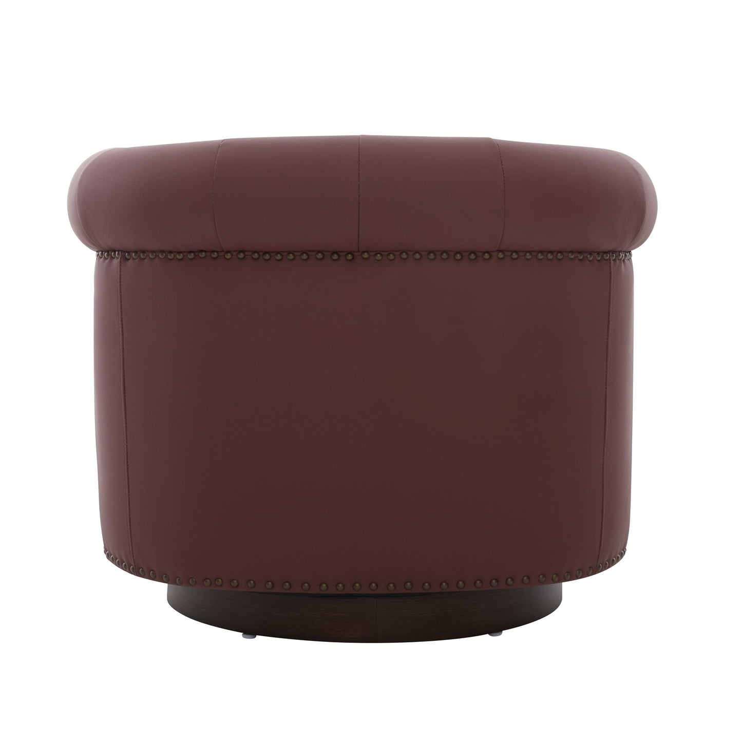 360° Swivel Accent Chair With Curved Back