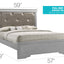 Chic Elegantly Designed Transitional Bed
