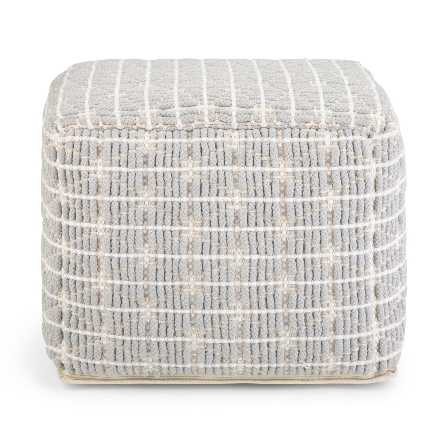 Noreen - Upholstered Square Pouf