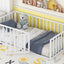 Metal Floor Bed Frame With Fence And Door