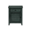 Accent Table With Storage Drawer - Blue