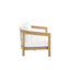 Wesley - Patio Loveseat With Cushions - White