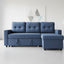 Convertible L Shaped Sectional Sleeper Sofa Bed, Saving Pull Out Couch