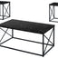 Table Set, Coffee, End, Side, Accent, Living Room, Marble Look Laminate, Contemporary & Modern (Set of 3)