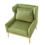 Elegant Curved Armrest Accent Armchair