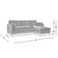 Knox - Modern Farmhouse Reversible Chaise Sectional Sofa
