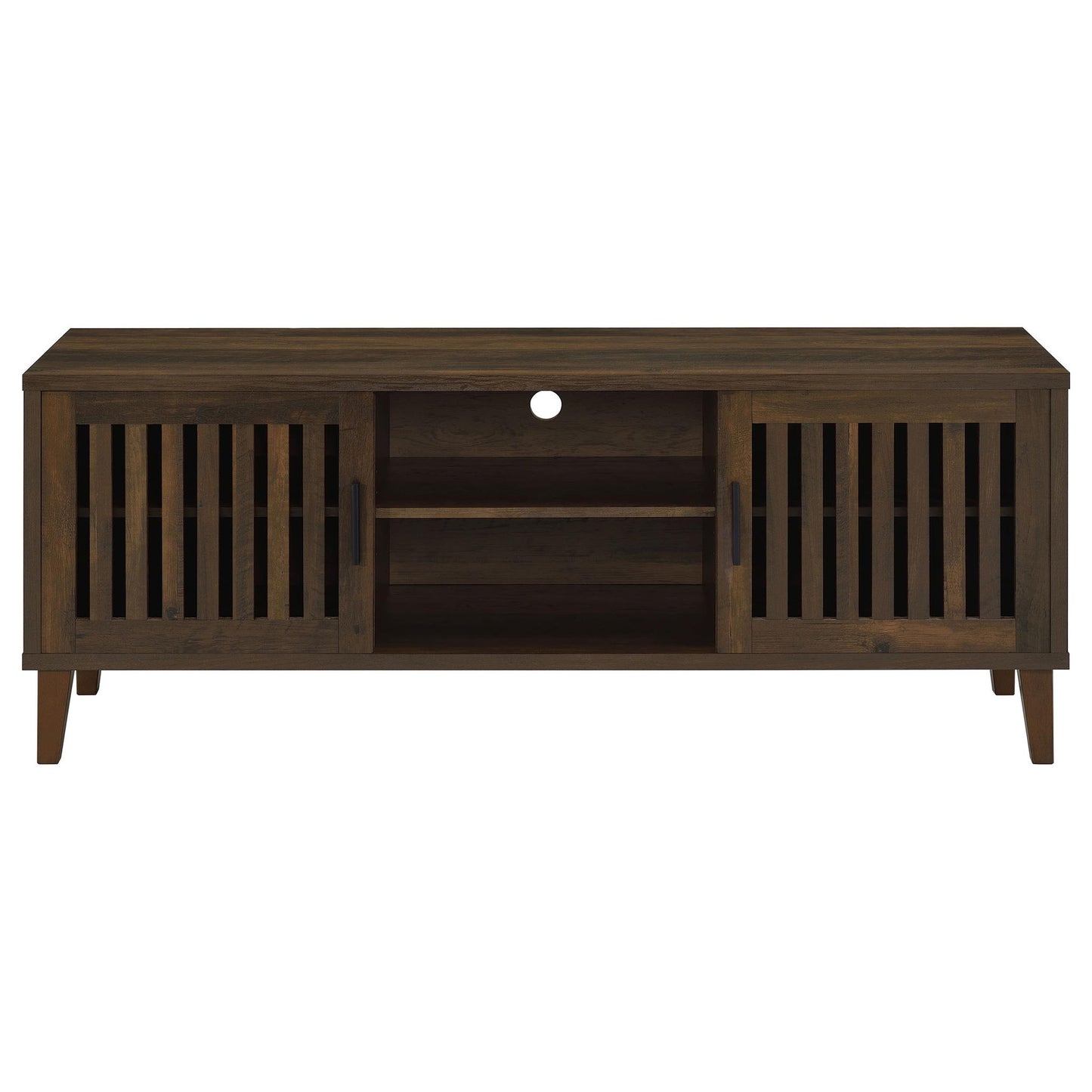 Jenine - 2 Door 60" TV Stand - Brown