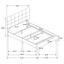 Tufted Panel Bed With Modern Upholstered Design