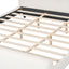 Luxury Upholstered Bed Frame With Curved Headboard & Footboard