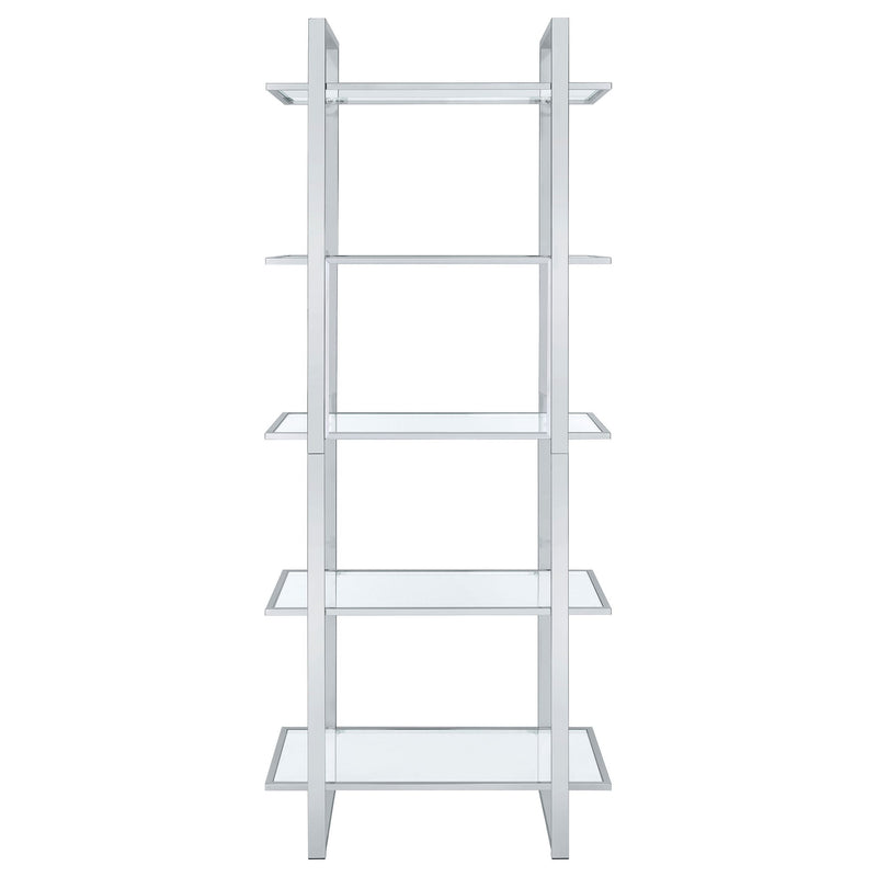 Colfax - 5 Shelf Bookshelf - Clear