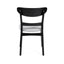 Mid Century Dining Chairs With Cushioned Seats And Wood Frame (Set of 2)