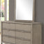 6 Drawer Dresser - Light Gray