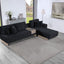 Memphis - Reversible Sectional Sofa Ottoman With Storage Compartment, Drawer, USB ports, Charging Outlets
