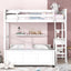 Full Over Full Bunk Bed With Desk