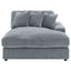 Marcus - Fog Track Arms Reversible Sectional With Pillows - Fog
