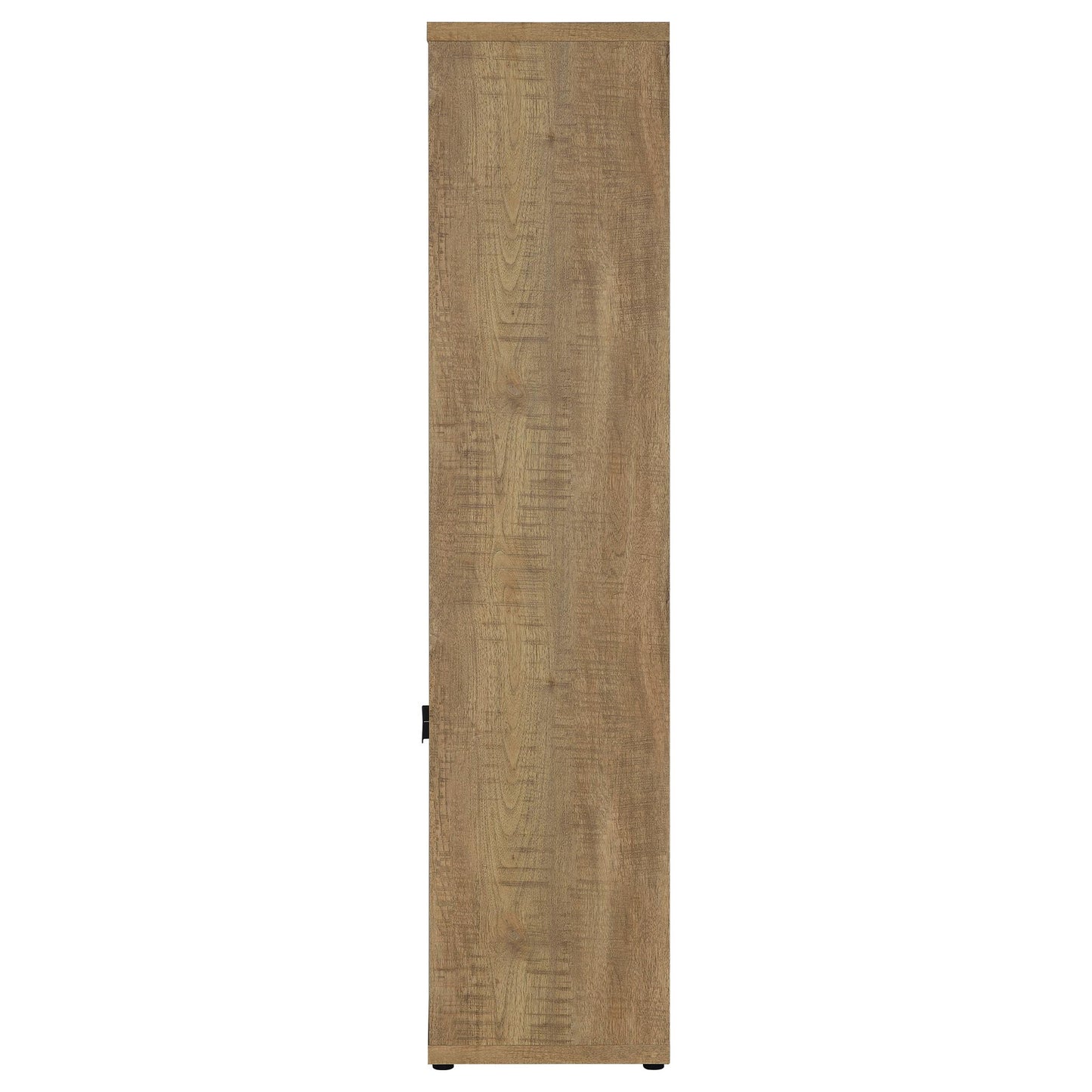 Noriega - 3 Shelf Media Tower With Open Shelves And Hidden Cabinet Storage - Mango Color