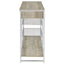 Ethel - 2 Drawer Home Bar Storage With Wine Rack - Oak