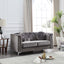 Stylish Sloped Arm Loveseat