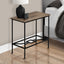 Accent Side Table, Narrow, Small, 2 Tier, Elegant Design