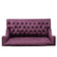 Nurturing - Upholstered Loveseat With Wing Back And Diamond Tufting