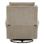 Manual Recliner Massage Chair With Swivel Rocker, 8 Massage Modes, Side Storage Pocket