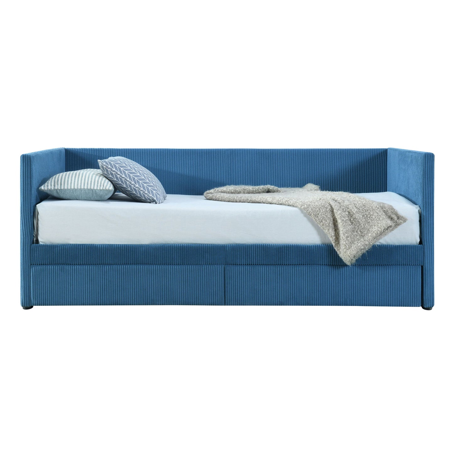 Daybed With Two Drawers And Wood Slat