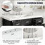 Bathroom Vanity With Sink, 2 Doors 8 Drawers, Soft Close System, Classic Design