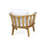 Patio Furniture Set, Outdoor Acacia Wood Patio Club Chair With Table